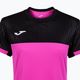 Marškinėliai Joma Montreal SS fluor pink/black 7