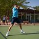 Vyriški teniso marškinėliai Joma Court fluor turquoise/navy 6