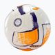 Joma Dali II futbolo kamuolys balta/šviesiai oranžinė/violetinė 5 dydis 2