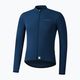 Vyriški dviratininko marškinėliai Shimano Vertex Thermal LS Jersey mėlynos spalvos PCWJSPWUE13MD2705 5