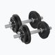 Reguliuojamų hantelių rinkinys Tunturi Dumbbellset 2x10 kg black