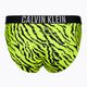 Maudymosi kostiumėlio apatinė dalis Calvin Klein Bikini Print zebra citrust burst 2