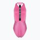 Moteriškas vientisas maudymosi kostiumėlis Calvin Klein Racerback One Piece bold pink 2