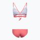 Moteriškas dviejų dalių maudymosi kostiumėlis O'Neill Baay Maoi Bikini red simple stripe 2