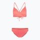 Moteriškas dviejų dalių maudymosi kostiumėlis O'Neill Baay Maoi Bikini red simple stripe 5