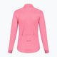 Moteriški dviračių marškinėliai ilgomis rankovėmis Rogelli Core pink 4