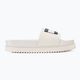 Tommy Jeans Moterų šlepetės Elevated Flatform Slide ecru spalvos 2