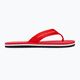Moteriškos šlepetės per pirštą Tommy Hilfiger Global Stripes Flat Beach Sandal fierce red 2