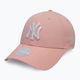 Moteriška kepurė New Era Female League Essential 9Forty New York Yankees pastel pink
