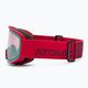 Atomic Savor Stereo raudoni rožiniai/gelsvi stereo slidinėjimo akiniai 4