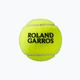 Wilson Roland Garros Clay Ct teniso kamuoliukai 3 vnt. geltoni WRT125000 4