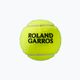 Wilson Roland Garros Clay Ct teniso kamuoliukai 4 vnt. geltoni WRT115000 4