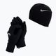 Nike Essential Running moteriškas kepurės ir pirštinių rinkinys, juodas N1000595-082