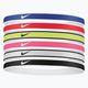 Nike Tipped Swoosh Sport 2.0 galvos juostos 6 vnt., spalva N1002021-655