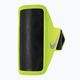 Telefono apyrankė bėgimui Nike Lean Arm Band Plus volt/black/silver 4