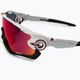 Oakley Jawbreaker poliruoti balti/prizminiai dviračių akiniai 0OO9290 4