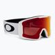 Oakley Line Miner matinės baltos/prizm sniego degiklio iridžio spalvos slidinėjimo akiniai OO7070-13