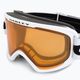 Oakley O-Frame 2.0 Pro matinės baltos/persimono spalvos slidinėjimo akiniai OO7125-03 5