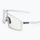 Oakley Sutro matinės baltos/skaidrios iki juodos spalvos fotochrominiai dviratininkų akiniai 0OO9406 5