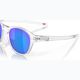 Akiniai nuo saulės Oakley Latch matte clear/prizm sapphire polarized 6