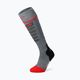 Šildomos slidinėjimo kojinės Lenz Heat Sock 5.1 Toe Cap Slim Fit grey/red 6