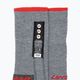 Šildomos slidinėjimo kojinės Lenz Heat Sock 5.1 Toe Cap Slim Fit grey/red 3