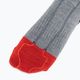 Šildomos slidinėjimo kojinės Lenz Heat Sock 5.1 Toe Cap Slim Fit grey/red 4