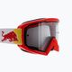 Red Bull SPECT Whip blizgantys raudonos/baltos/skaidrios blykstės 008 dviratininkų akiniai