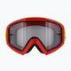 Red Bull SPECT Whip blizgantys raudonos/baltos/skaidrios blykstės 008 dviratininkų akiniai 2