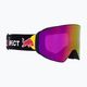 Red Bull SPECT Jam S2 slidinėjimo akiniai + atsarginiai lęšiai S2 matiniai juodi/violetiniai/violetiniai/bordo veidrodiniai/ debesuotas sniegas