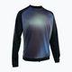 Vyriški maudymosi marškinėliai ION Wetshirt juodos ir tamsiai mėlynos spalvos 48232-4260