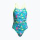 Funkita Vienetinis vaikiškas maudymosi kostiumėlis su deimantine nugara žalias FS11G7153414