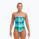 Moteriškas vientisas plaukimo kostiumėlis Funkita Strapped In One Piece teal wave 2