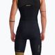 Vyriškas triatlono kostiumas 2XU Light Speed Front Zip black/gold 2