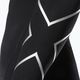 Vyriška 2XU Core Compression juoda/sidabrinė treniruočių ilgomis rankovėmis apranga 7
