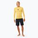 Vyriški plaukimo marškinėliai ilgomis rankovėmis Rip Curl Waves Upf Perf L/S yellow 2