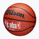 Krepšinio kamuolys Wilson NBA JR Fam Logo Indoor Outdoor brown dydis 7 3