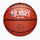 Vaikiškas krepšinio kamuolys Wilson NBA JR Fam Logo Indoor Outdoor brown dydis 5 5