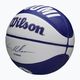 Vaikiškas krepšinio kamuolys Wilson NBA Player Local Markkanen blue dydis 5 3