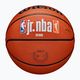Krepšinio kamuolys Wilson NBA JR Fam Logo Authentic Outdoor brown dydis 6 5