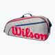 Wilson Junior 3 pakuočių vaikiškas teniso krepšys pilkos spalvos WR8023901001 2