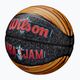 Krepšinio kamuolys Wilson NBA Jam Outdoor black/gold dydis 7 3