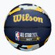 Vaikiškas krepšinio kamuolys Wilson 2024 NBA All Star Mini + dėžutė brown dydis 3