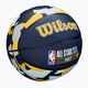 Vaikiškas krepšinio kamuolys Wilson 2024 NBA All Star Mini + dėžutė brown dydis 3 2