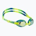 Vaikiški plaukmo akiniai TYR Swimple Tie Dye Mirrored gold/green/blue