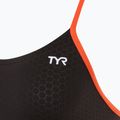 Moteriškas vientisas plaukimo kostiumas TYR Hexa Cutoutfit black/orange 2