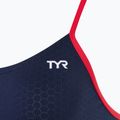 Moteriškas vientisas plaukimo kostiumas TYR Hexa Cutoutfit navy/red 3