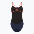 Moteriškas vientisas plaukimo kostiumas TYR Hexa Cutoutfit navy/orange 2