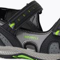 Merrell Panther Sandal 2.0 vaikiški turistiniai sandalai juodi MK262954 8