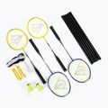 Dunlop Nitro-Star SSX 1.0 4 žaidėjų badmintono rinkinys mėlyna/geltona 13015340